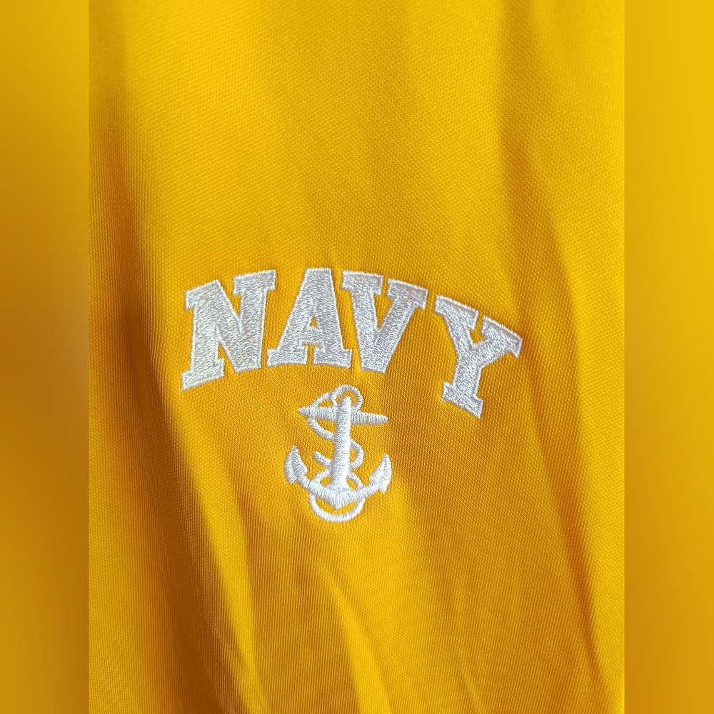 2XL Under Armour U.S. Navy Polo Heat Gear Naval Academy Military Casual Golf Dad - Picture 4 of 8